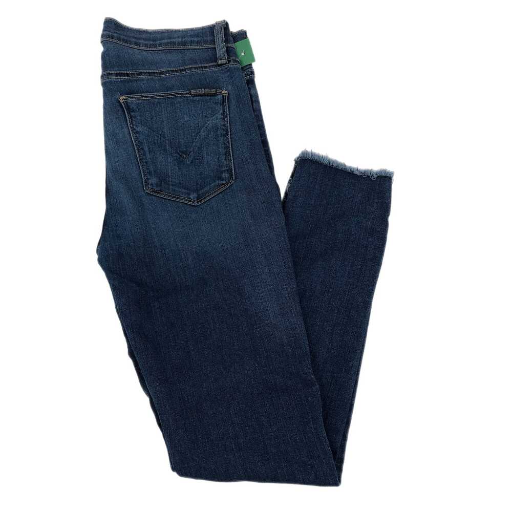 Hudson Jeans Blue Skinny Jeans Mid Rise Stretch 27 in Inseam | Womens 28